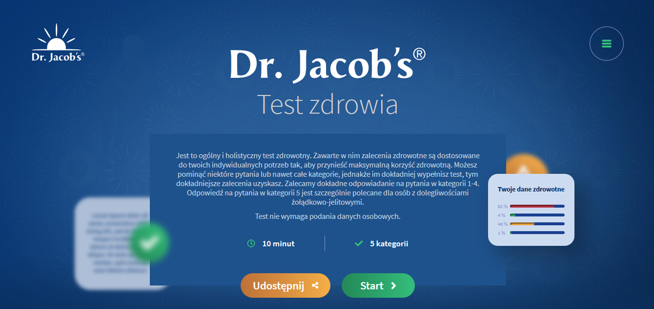 Test Zdrowia Dr Jacobs